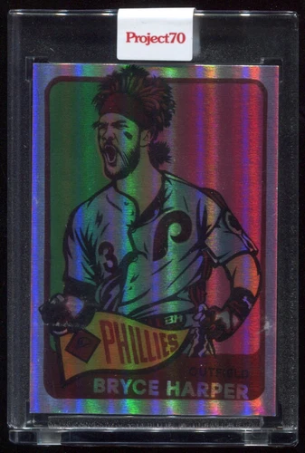 TOPPS PROJECT 70 FOIL #873 BRYCE HARPER by BLAKE JAMIESON PHILLIES 50/70