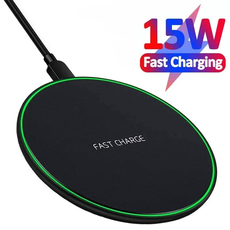 Cargador inalámbrico rápido de 40 W almohadilla de carga para Samsung Galaxy S25 Ultra S24 S23 S22+ Foto 4 de 4