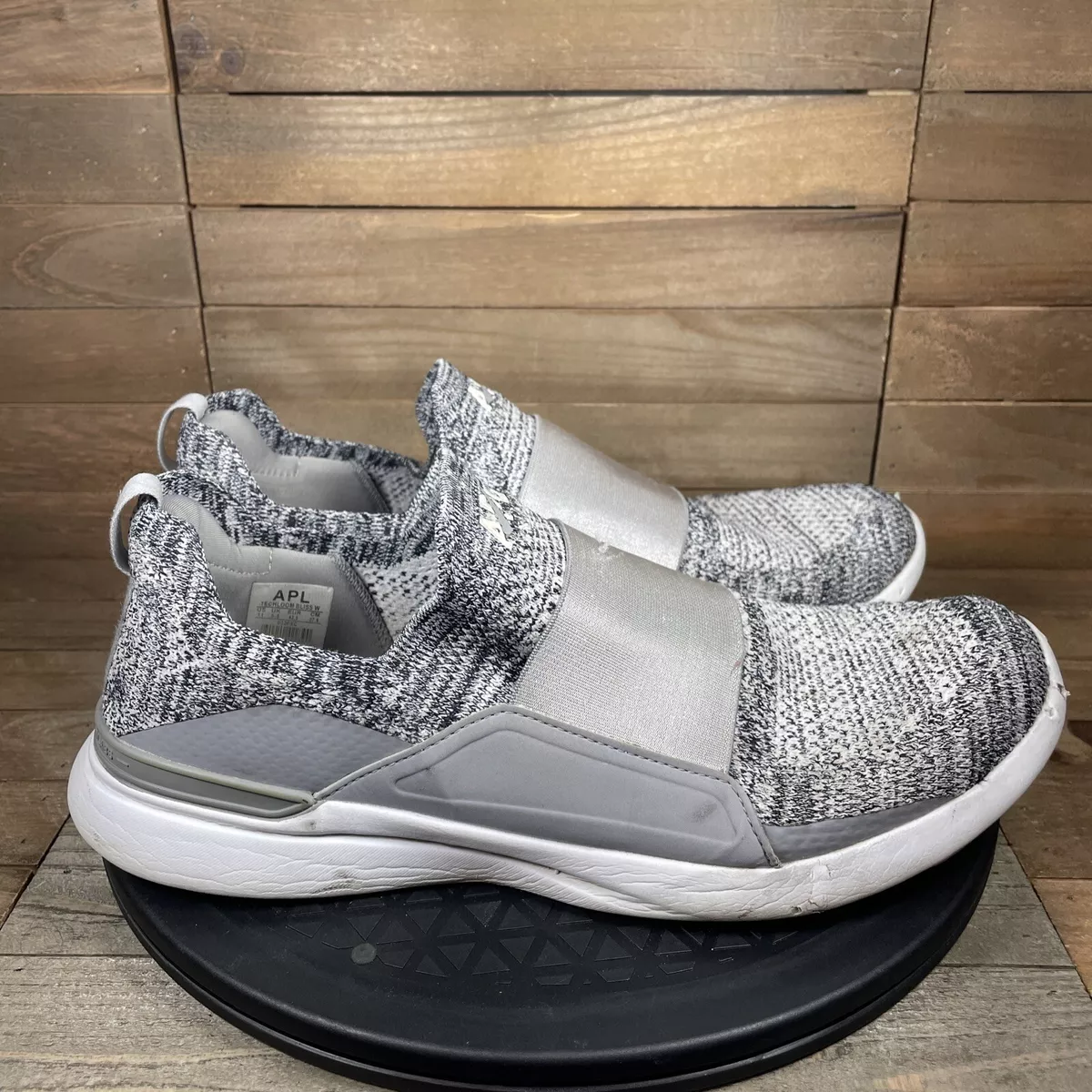 APL Women s Techloom Bliss Sneaker Size 11 White gray Silver eBay