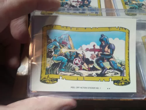 1984 He-Man MASTERS OF THE UNIVERSE stickers #1-21 ~ FULL SET (22 cards)