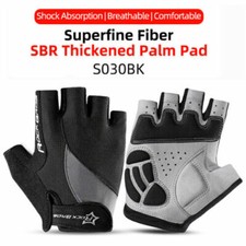ROCKBROS Cycling Non-Slip Breathable Bicycle Gloves Gel Pad Half Finger Gloves