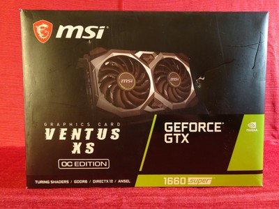 Msi Geforce Gtx 1660 Super Ventus Xs Oc Pci Exp 6gb New Ebay