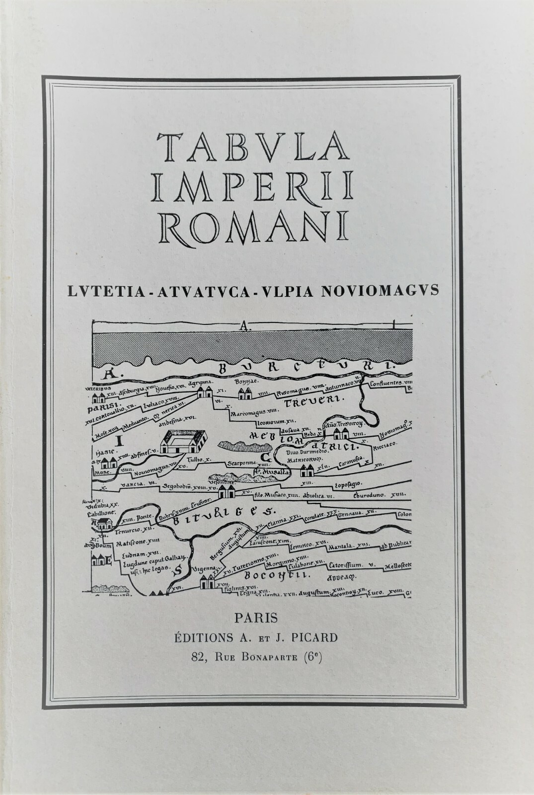 Livre Tabula Imperii Romani pour préparer vos sorties de prospection historique