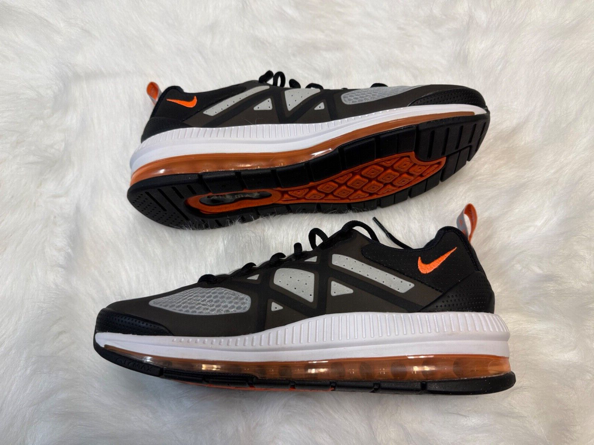 Nike Mens Size 11 Air Max Genome Orange Black Grey Fog Sneakers DB0249 002 Nike Air Max Genome Grey Fog Total Orange SIZE 7 MENS DB0249  main image 3