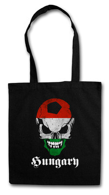 CLASSIC HUNGARY FOOTBALL SOCCER SKULL SHOPPER SHOPPING BAG - Fan Hooligan