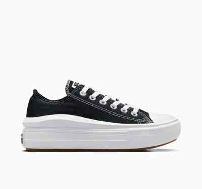 Converse Damen Chuck Taylor All Star Move Plateau Halbschuhe schwarz/weiß