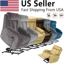 Elderly Electric Recliner Power Lift Theater Lounge Reclining Chair Living Room