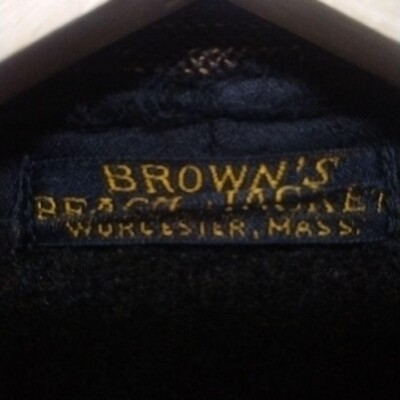 Vintage 30s Browns Beach Jacket Size 40-42 ? Collar, 3 Pockets | eBay