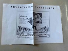 Desert Song Ad Supplement 1953 Kathryn Grayson, Gordon MacRae, Steve Cochran!