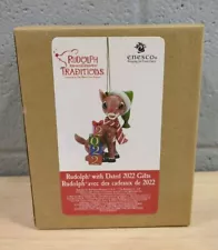 Jim Shore Rudolph Red Nosed "Rudolph With Date 2022" Hanging Ornament C1