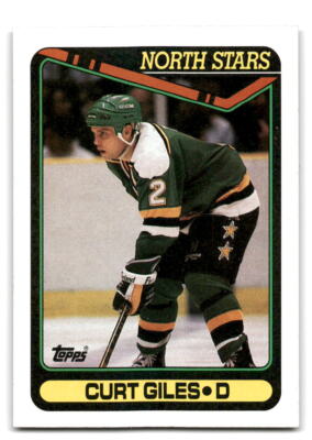 Curt Giles 1990-91 Topps HOCKEY #228 Minnesota North Stars | eBay