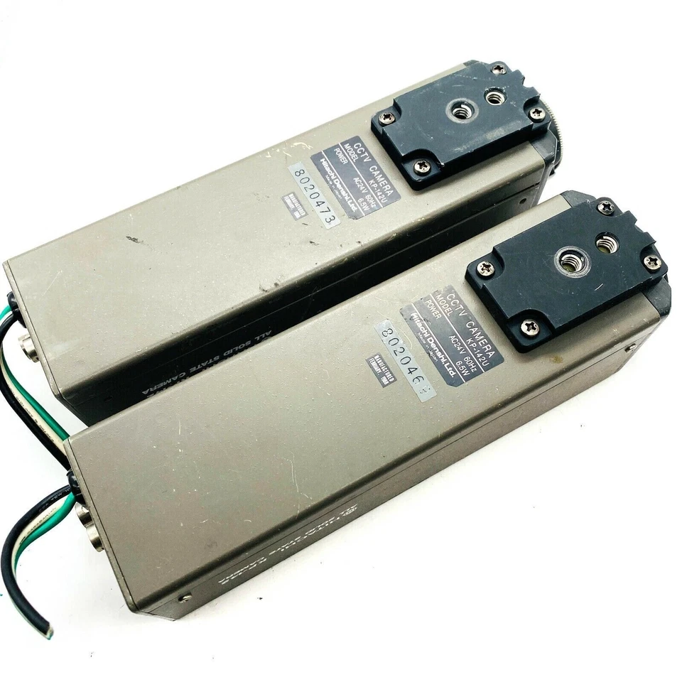 Cámara CCTV Hitachi KP-142 2 piezas todo estado sólido CA 24V 60 Hz 6,5 W hecha en Japón Foto 3 de 4