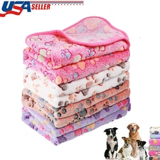 Soft Warm Fleece Lovely Design Pet Blanket for Dog Cat Pet Mat Bed Sofa- 4 Size