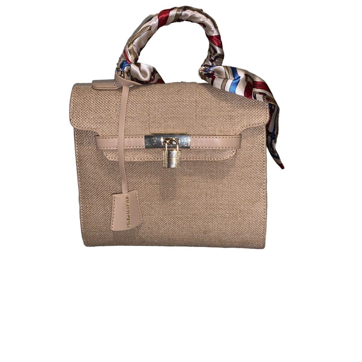 Bolsos Kylie Y Kendall Kendall Kylie Beige Straw Satchel Luxury