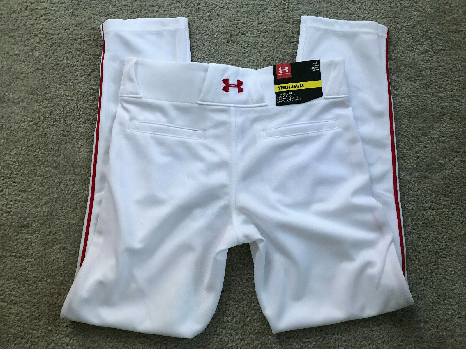 NEW Under Armour Youth Relaxed Piped Baseball Pant Heat Gear YMD/M NWT 1317458 191632859545 eBay