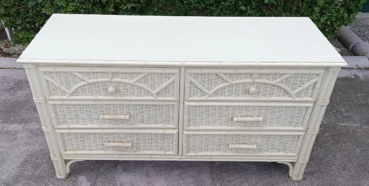 Lexington cheap wicker dresser