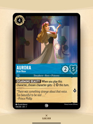 Disney Lorcana TCG First Chapter, Non-FOIL,Pick A Card Complete Your Set.