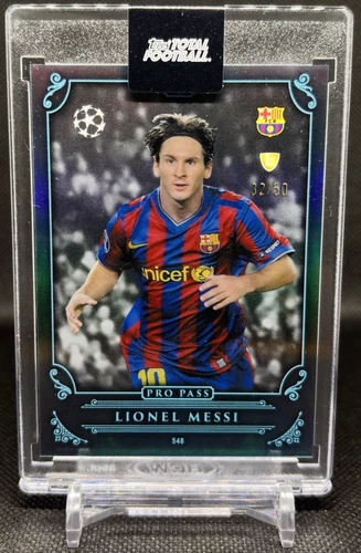 Lionel Messi /50 Chrome Limited Pro Pass 2024-25 Topps Total Football Barcelona