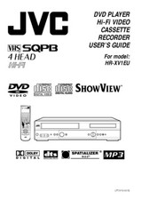 JVC HR-XV1EU VCR Owners Instruction Manual Reprint