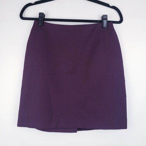 Vintage Mainframe Women Skirt High Waisted Pencil Skirt  Size 5 Burgundy 