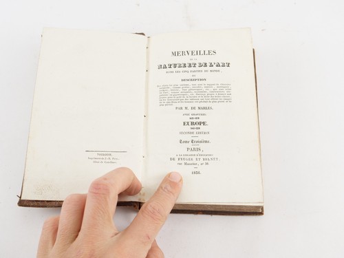 Merveilles de la Nature et de l'art M. de Marles 1836 Tome 1, 2 et 3 Prix école - Imagen 20 de 24