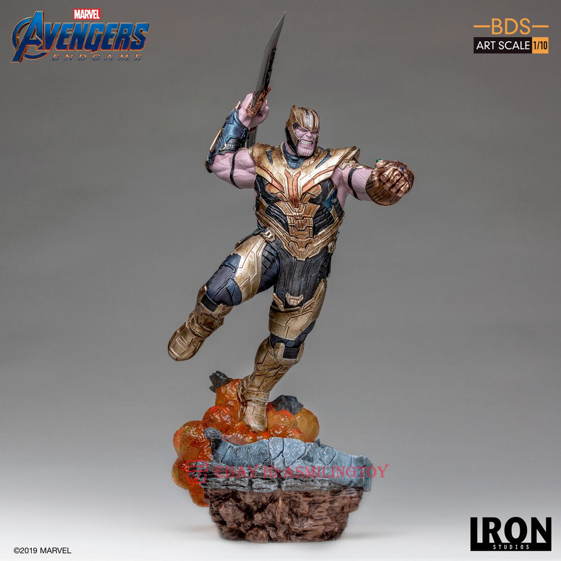MARVEL THANOS サノス iron studios 1/10 Thanos 1:10 Scale Statue by Iron Studios | Sideshow Collectibles