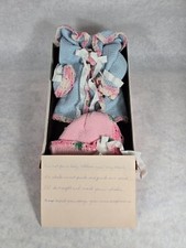 Vintage Baby Clothes Theme Kitchen Dish CLoth Rag Set 1950's Poem Gift Shower