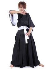 Ichigo Kurosaki Cosplay Halloween Costume Shinigami Kimono V1 Size Kid - US3XL