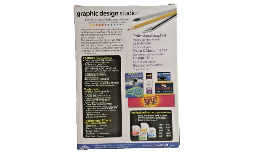 Summitsoft Graphic Design Studio for Windows Disc & Download G7 - Image 2 of 4