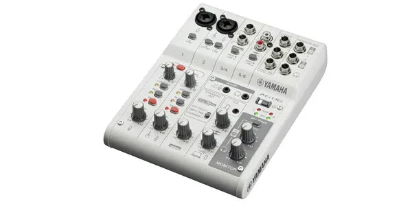 YAMAHA AG06MK2 white 6ch Live Streaming Mixer USB w/tracking New - Image 2 of 3