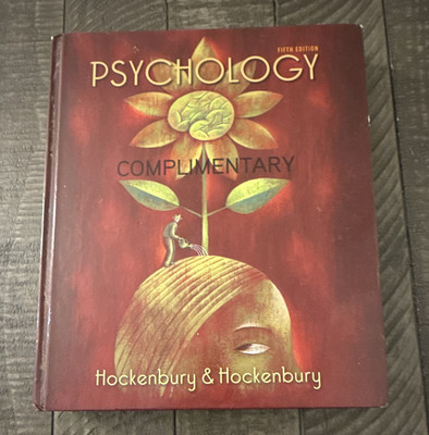 Worth Psychology 5th Edition HC Textbook Hockenbury & Hockenbury 2008