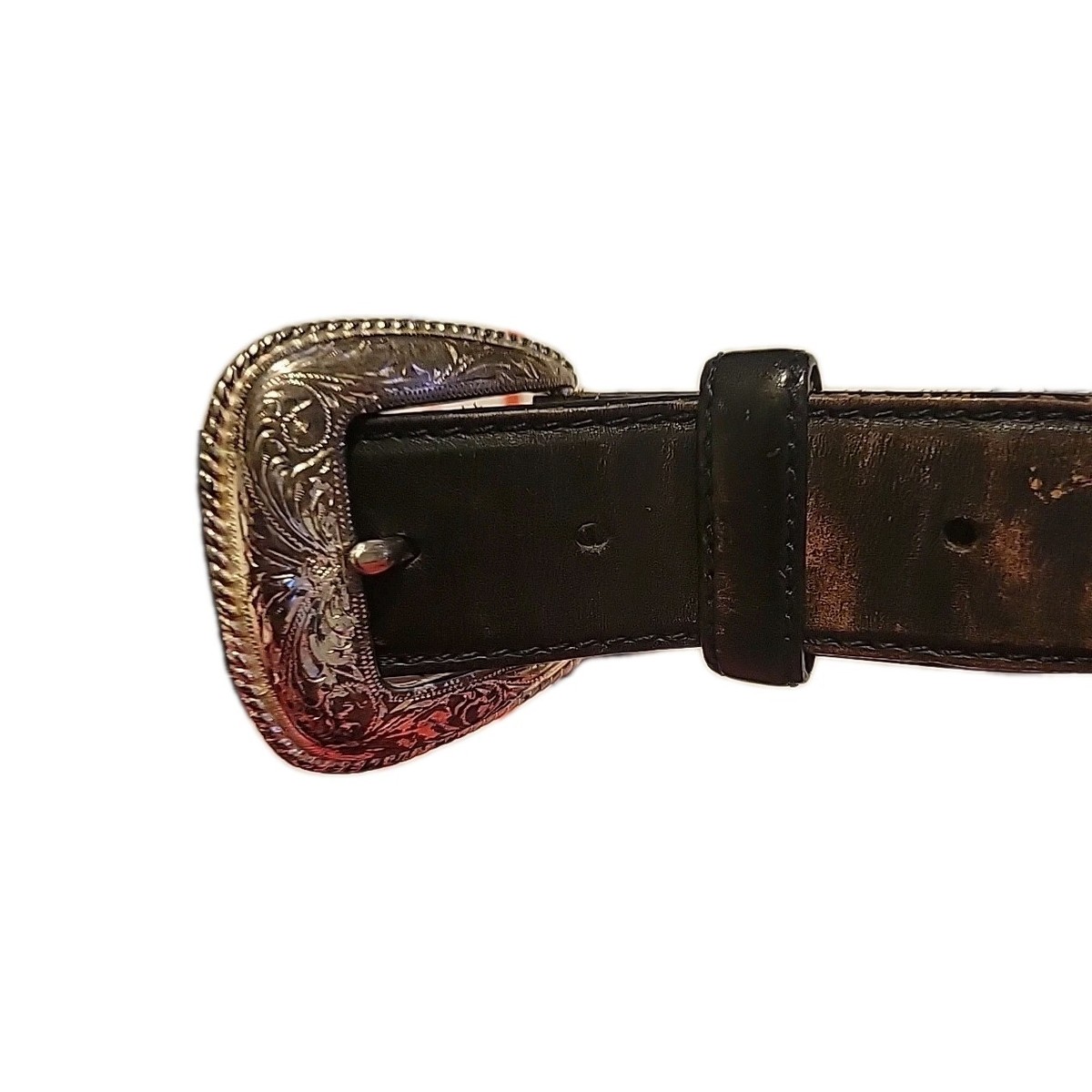 Tony Lama Western Brown Leather Belt Tony Lama Men main image 2