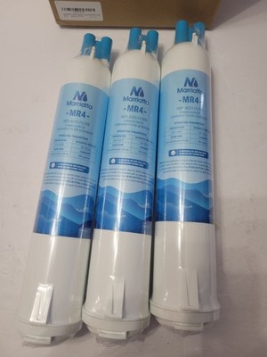 3-Pack Marriotto MR4 Fridge Filter Compatible w/ EDR3RXD1 4396841 EveryDrop 3