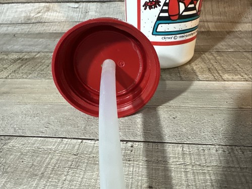 Vintage Cathy Water Bottle Straw (C) 1994 Guisewite Studio Beach Comic Funny - Picture 9 of 11