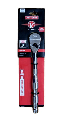 #ad Craftsman V Series Ratchet 1 2quot; Drive CMMT86331V with 3.75 Degree Arc Swing $35.99