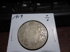 1919 - Canada - Silver 50 cents - Circulated half dollar -