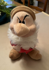 Disney Store Original Grumpy Plush Doll Snow White and the Seven Dwarfs 12  