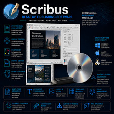 Scribus Publisher Professional Publishing Print Design  USB  CD  LATEST