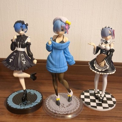 Re Zero Rem Figurenset Sammlerstück Anime Figur Authentic Japan Gebraucht