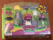 Mattel Barney s World Dress Up Barney 20-Piece Set Ages 2 JDW87