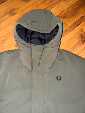 Fred Perry Herren Parka Jacke mit Kapuze gef�...