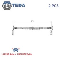 1 987 476 886 BREMSSCHLAUCH BREMSLEITUNG BOSCH 2PCS FÜR FORD FOCUS,FOCUS II