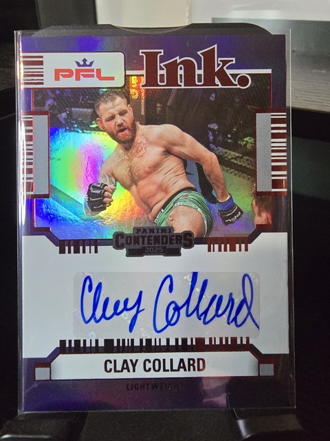 2025 Panini Contenders PFL Ink - Clay Collard #Pf-ccl Auto