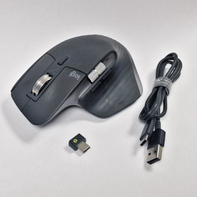 Logitech MX Master 3S kabellose Maus (8K DPI, Silent Click) + Logi Bolt