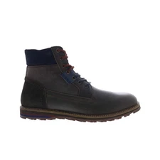 Testosterone Hook One T91421 Mens Brown Leather Lace Up Casual Dress Boots