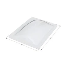 ICON 16031 RV Skylight Clear 22" x 14" x 4"