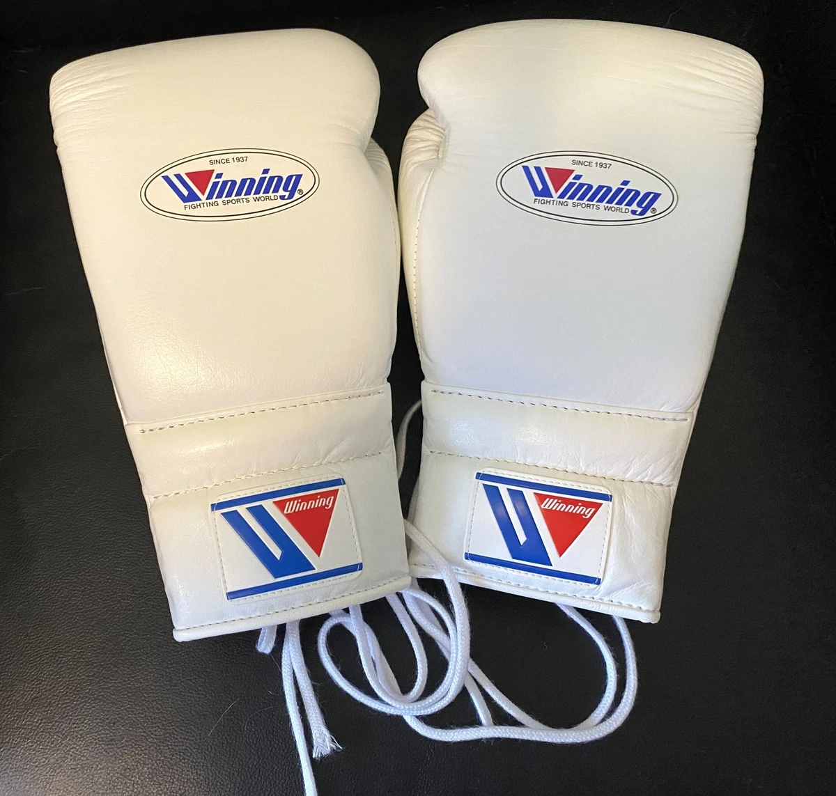 Winning White 16 oz. Weight Boxing Gloves for sale | eBay