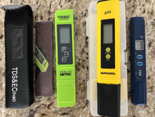 3 Pool Testers & PH Meter Digital TDS Meter f...