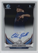 2014 Bowman Draft Chrome Draft Pick Auto Chad Sobotka #BCA-CSO Auto sh7