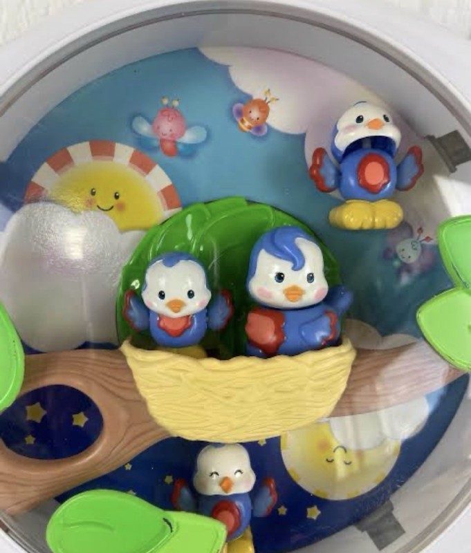 2004 FISHER PRICE FLUTTERBYE DREAMS LULLABY BIRDIES SOOTHER - WORKS